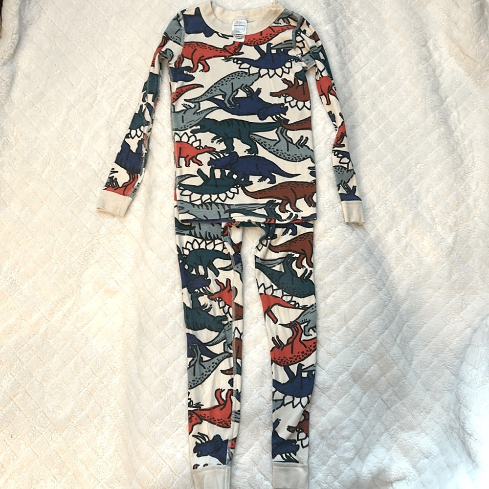 Hanna Andersson Long John Dinosaur Pajamas